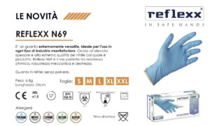 REFLEXX – Nuovo guanto in NITRILE N69