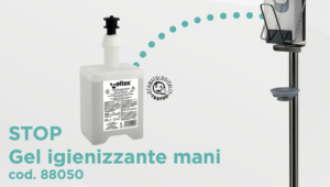 INDUSTRIE CELTEX – STOP, nuovo gel igienizzante in cartuccia con piantana UBI MAIOR