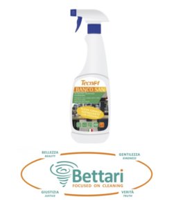 BETTARI DETERGENTI – Tecnet BANCO SAN, detergente prontouso igienizzante