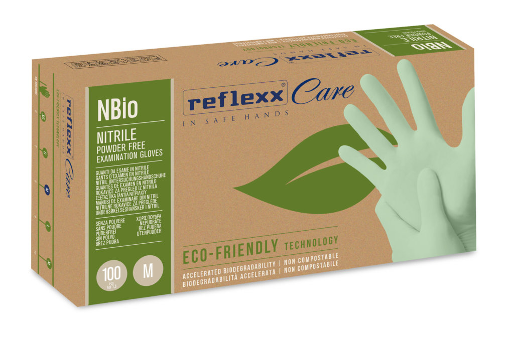 REFLEXX – Guanto in nitrile ECO-FRIENDLY NBIO, stessa qualità Reflexx ma migliore per il pianeta!!!