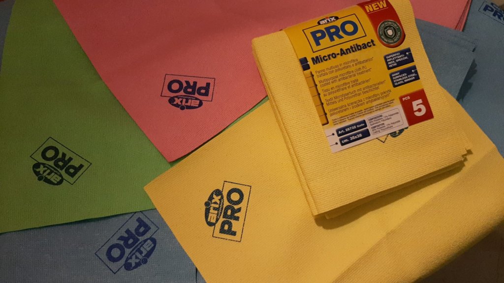 ARIX PRO – Nuovo Micro Antibact. Il Panno in Microfibra che Protegge e Pulisce
