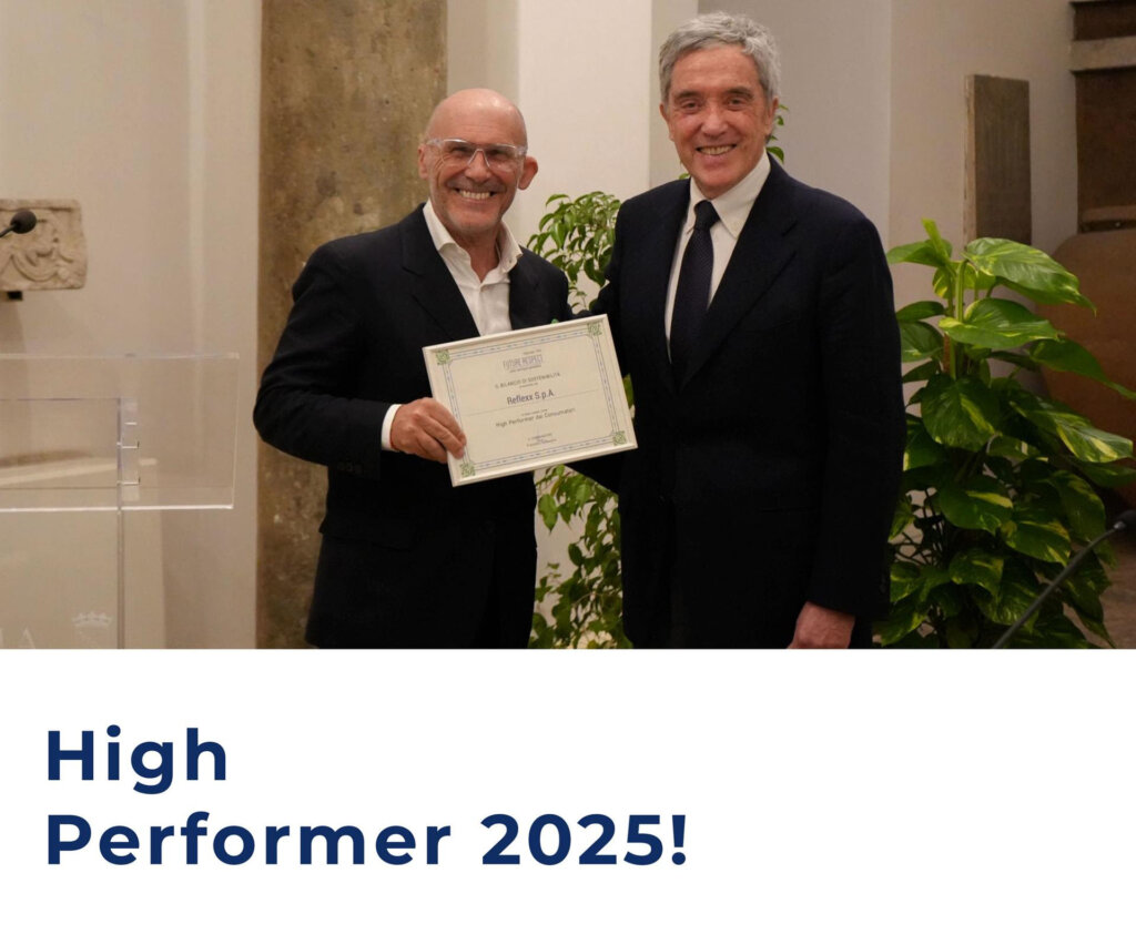 Reflexx premiata come High Performer 2025 per il Bilancio di Sostenibilità